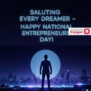 National Entrepreneurs' Day Posters creative