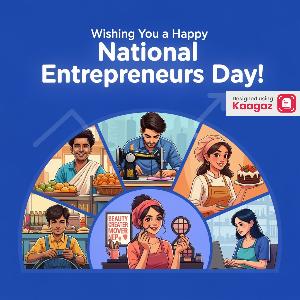 National Entrepreneurs' Day Posters instagram post