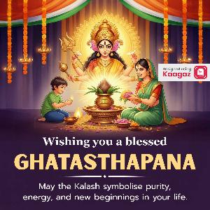 Ghatasthapana Posters status