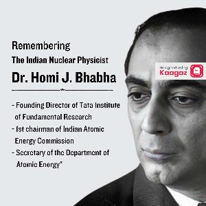 Homi J. Bhabha Jayanti Posters creative