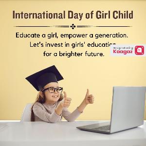 International Day of Girl Child Images & Posters