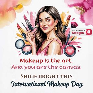 International Makeup Day Posters Posters graphic