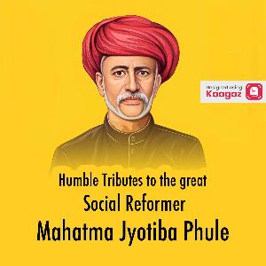 Mahatma Phule Punyatithi Posters whatsapp status