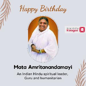 Mata Amritanandamayi Birthday Posters Images