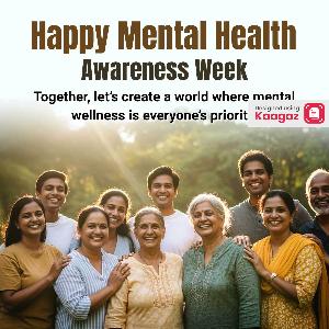 Mental Health Awareness Week Posters creative