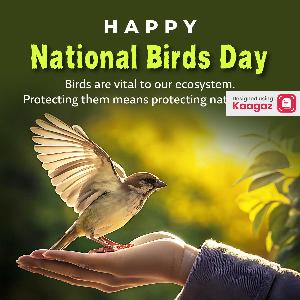National Birds Day Posters ad post