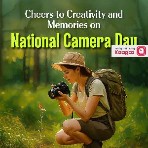 National Camera Day Posters whatsapp status