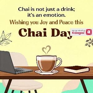 National Chai Day Posters ads