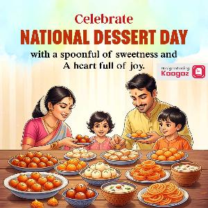 National Dessert Day Posters banner