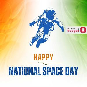 India Space Day Posters banner