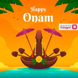 Happy Onam Posters greeting