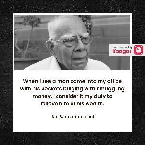 Ram Jethmalani Jayanti Posters instagram post