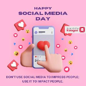 Social Media Day Posters Posters graphic
