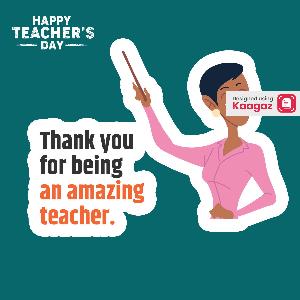 Teacher's Day Special Posters greeting