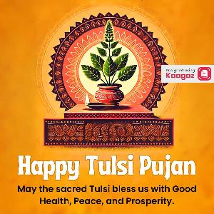Tulsi Puja Diwas Posters Posters graphic