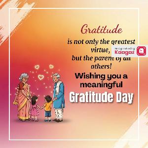 World Gratitude Day Posters ads