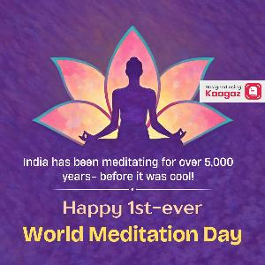 World Meditation Day Posters poster