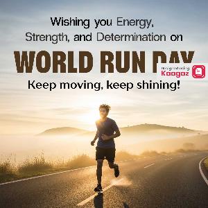 World Run Day Posters Photos